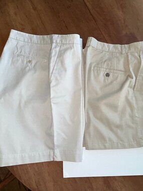 LL Bean Khaki Shorts, Womens Sz 12, NWT, Pair